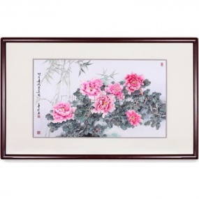 廣繡《春滿人間》128x80cm